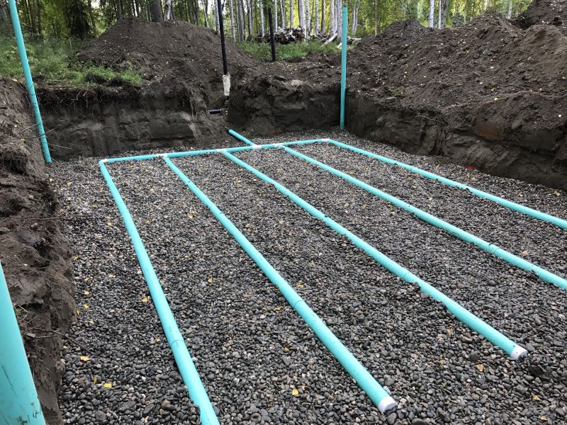 Sewage Field Installation